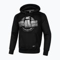 Herren Pitbull West Coast Steel Logo Kapuzensweatshirt schwarz