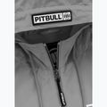 Herren Pitbull West Coast Athletic Logo Hooded Nylon Jacke hellgrau 3