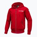 Herren Pitbull West Coast Athletic Hilltop Kapuzen-Nylonjacke rot