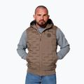 Weste Herren Pitbull West Coast Eclipse Hooded Padded coyote brown