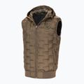 Weste Herren Pitbull West Coast Eclipse Hooded Padded coyote brown 4