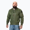 Jacke Herren Pitbull West Coast Ma 1 Logo Flight 2 olive