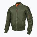 Jacke Herren Pitbull West Coast Ma 1 Logo Flight 2 olive 4