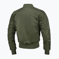 Jacke Herren Pitbull West Coast Ma 1 Logo Flight 2 olive 5