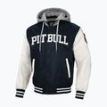 Herren Pitbull Falcon Ridge Bomber Kapuzenjacke navy/ecru 4