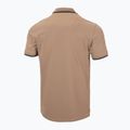 Herren Pitbull West Coast Polo Shirt Pique Stripes Regular coyote brown 5