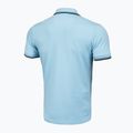 Herren Pitbull West Coast Polo Shirt Pique Streifen Regular hellblau 5