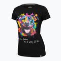 Pitbull West Coast Frauen-T-Shirt Aquarell schwarz 4