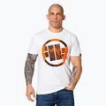 Shirt Herren Pitbull West Coast Orange Dog 24 white
