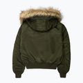 Herren Pitbull Harvest Kapuzenbomber oliv Winterjacke 5