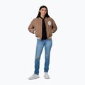 Jacke Damen Pitbull Buena Quilted Varsity brown 2