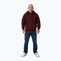 Hoodie Herren Pitbull Small Logo Hooded burgundy 2