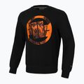 Herren Pitbull West Coast Crewneck Sweatshirt Orange Hund 24 schwarz