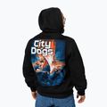 Sweatshirt Hoodie Herren Pitbull Hooded City Of Dogs black 3
