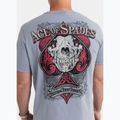 Pitbull Ace Of Spades Herren-T-Shirt blau 3