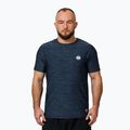Herren Pitbull Small Logo Casual Sport T-shirt navy melange