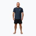 Herren Pitbull Small Logo Casual Sport T-shirt navy melange 2