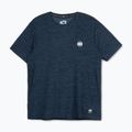 Herren Pitbull Small Logo Casual Sport T-shirt navy melange 4