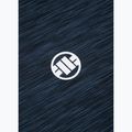 Herren Pitbull Small Logo Casual Sport T-shirt navy melange 7