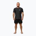 Herren Pitbull Small Logo Casual Sport schwarz melange t-shirt 2
