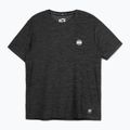 Herren Pitbull Small Logo Casual Sport schwarz melange t-shirt 4
