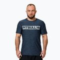 Herren Pitbull Hilltop Casual Sport T-shirt navy melange