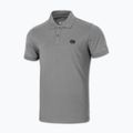 Herren Pitbull Polo Jersey Small Logo grau