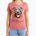 Shirt Damen Pitbull Watercolor coral 4