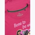 Shirt Damen Pitbull Synglasses Dog raspberry gold 7