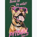 Shirt Damen Pitbull Synglasses Dog leaf green 8