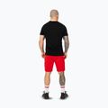 Pitbull Dogwood Sport fluo/rot Herren-Shorts 3
