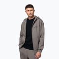 Herren Kapuzen-Sweatshirt Pitbull Sampson Hooded Zip Sweatshirt taupe 4