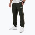 Hose Herren Pitbull Trackpants Tape Logo Terry Group old green