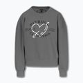 Hoodie Sweatshirt Damen Pitbull Manzanita Heart Crewneck Sweatshirt washed grey 4