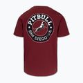 Herren Pitbull San Diego CA schwarz burgund t-shirt 5