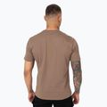 Herren Pitbull Logo Palmen braun savana t-shirt 3