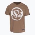 Herren Pitbull Logo Palmen braun savana t-shirt 4