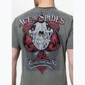 Pitbull Ace Of Spades Herren-T-Shirt gedämpft grün 3
