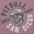 Herren Pitbull Shkull Logo T-Shirt staubiges Burgunderrot 3