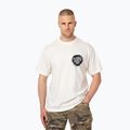Pitbull Graffiti aus weißem Männer-T-Shirt