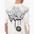 Pitbull Graffiti aus weißem Männer-T-Shirt 4