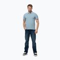 Herren Pitbull Washed Polo Shirt gewaschen blau 2