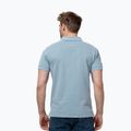 Herren Pitbull Washed Polo Shirt gewaschen blau 3