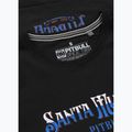 Pitbull Frauen-T-Shirt Santa Muerte Blau schwarz 6