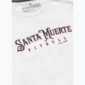 Pitbull Santa Muerte Frauen-T-Shirt Rose weiß 7