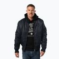 Herrenjacke Pitbull Hacket Washed Bomber dark navy
