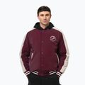 Herrenjacke Pitbull Manolito Baseball burgundy