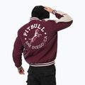 Herrenjacke Pitbull Manolito Baseball burgundy 3