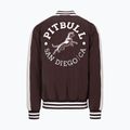 Herrenjacke Pitbull Manolito Baseball burgundy 8
