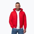 Herrenjacke Pitbull Palomar Padded Hooded Hybrid fluorescent/red 4